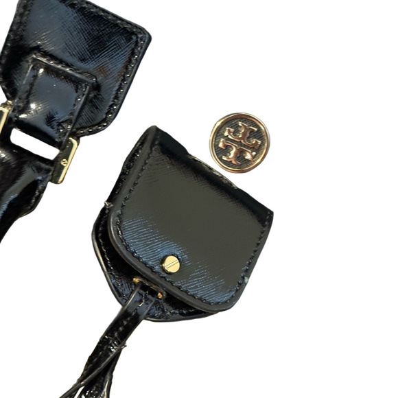 Tory Burch Black Leather Travel Bag - Picture 11 of 12